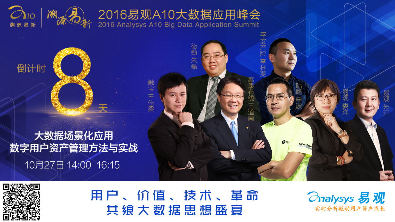 2016易观A10峰会，易观将联合德勤发布“企业第四张报表”！
