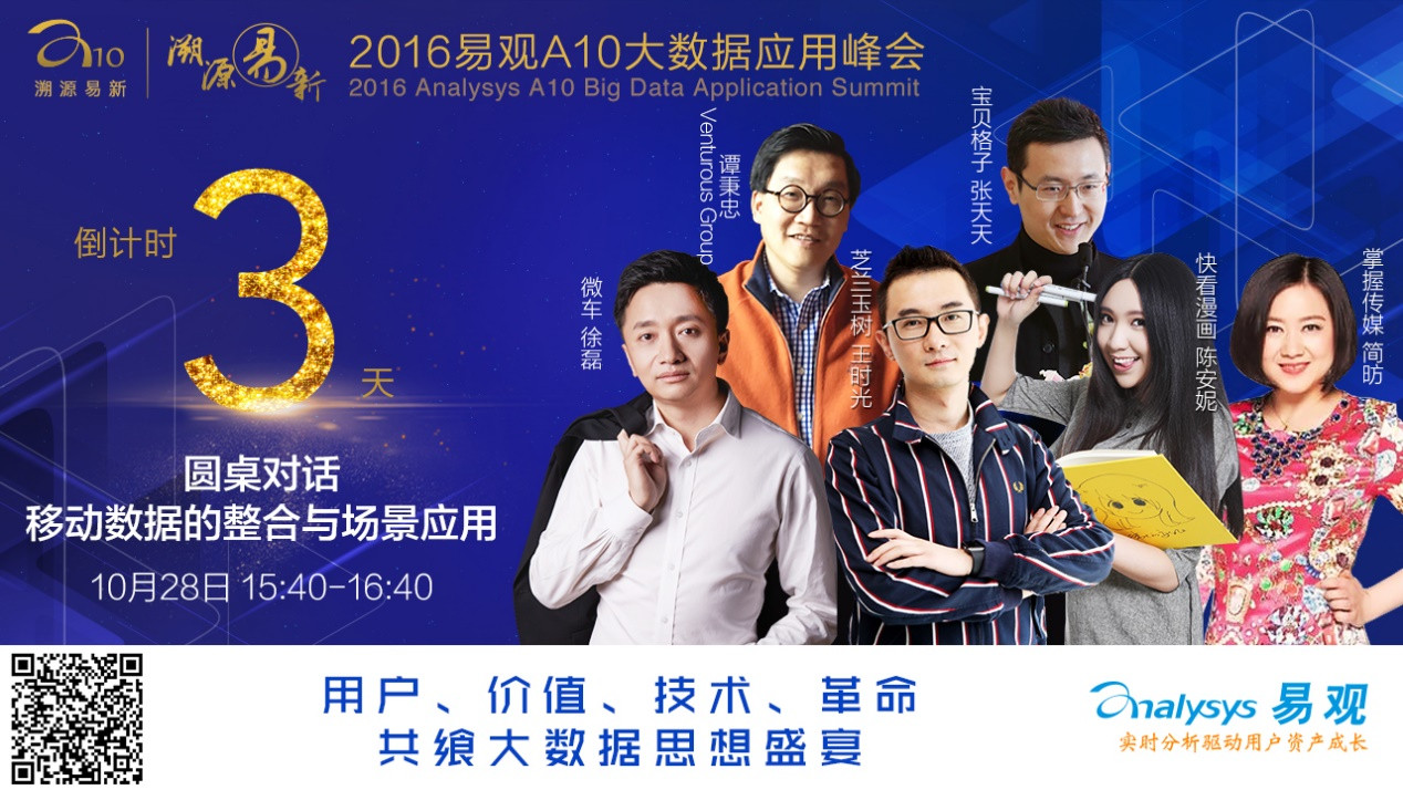 倒计时3天丨数据“奥斯卡”即将揭幕 易观之星闪耀A10峰会